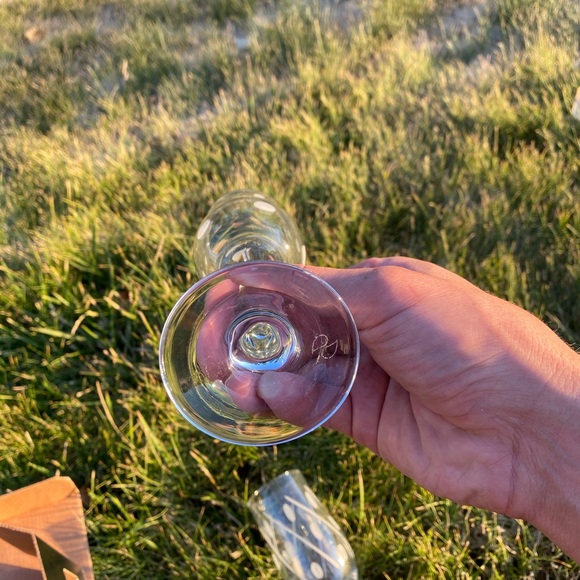 RARE LA Z BOY Diamond engraved crystal glassware - Picture 10 of 11